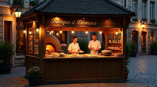 Dégustez des pizzas artisanales au kiosque à Dormans !